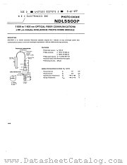 NDL5500P datasheet pdf NEC