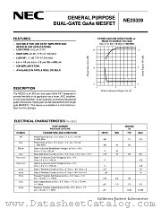 NE25339-T1 datasheet pdf NEC