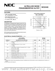 NE32400N datasheet pdf NEC