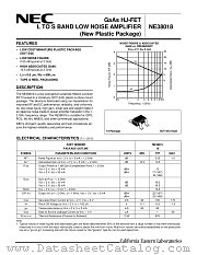 NE38018-T1-67 datasheet pdf NEC