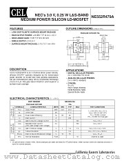 NE552R479A-T1A datasheet pdf NEC