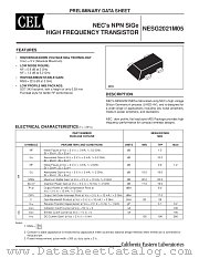 NESG2021M05-T1 datasheet pdf NEC