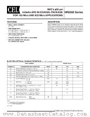 NR8500FR-CB datasheet pdf NEC
