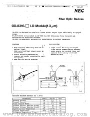 OD-8316 datasheet pdf NEC