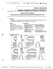 PS2502-3 datasheet pdf NEC