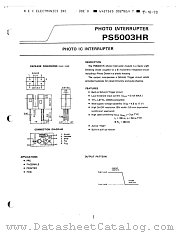 PS5003HR datasheet pdf NEC