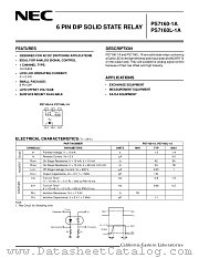 PS7160-1A datasheet pdf NEC