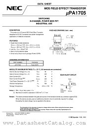 UPA1705G-E2 datasheet pdf NEC