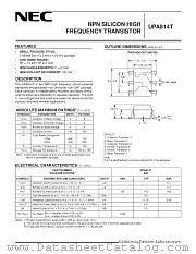 UPA814T-T1 datasheet pdf NEC