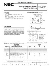 UPA821TF-T1 datasheet pdf NEC