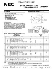 UPA837TF-T1 datasheet pdf NEC