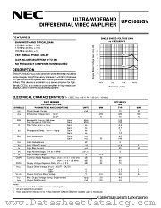 UPC1663GV-E3 datasheet pdf NEC