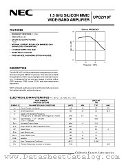 UPC2710T-E3 datasheet pdf NEC