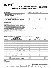 UPC2756T-E3 datasheet pdf NEC
