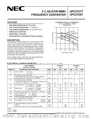 UPC2758T-E3 datasheet pdf NEC