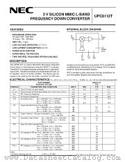 UPC8112T-E3 datasheet pdf NEC