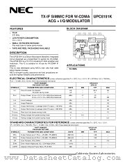 UPC8191K-E1 datasheet pdf NEC