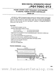 UPD1705C-012 datasheet pdf NEC