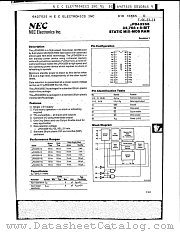 UPD43256G-12L datasheet pdf NEC