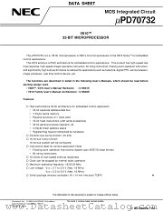 UPD70732GD(A)-25-LBB datasheet pdf NEC