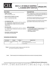 UPG2012TK-E3 datasheet pdf NEC