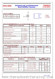 P3055LD datasheet pdf NIKO-SEM