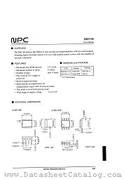 SM1140XXS datasheet pdf Nippon Precision Circuits Inc