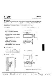 SM5828BC datasheet pdf Nippon Precision Circuits Inc