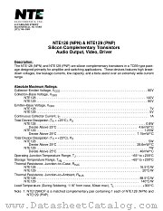 NTE129 datasheet pdf NTE Electronics