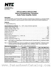 NTE153 datasheet pdf NTE Electronics