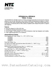 NTE56008 datasheet pdf NTE Electronics