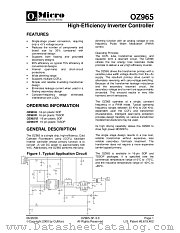 OZ965R datasheet pdf O2Micro