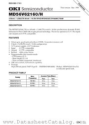MD56V62160_H-12TA datasheet pdf OKI electronic components