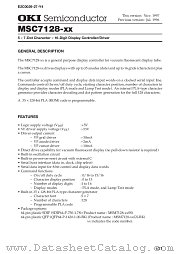 MSC7128-XXGS-BK datasheet pdf OKI electronic components