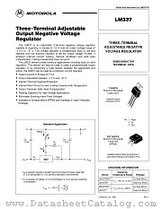 LM337T2 datasheet pdf ON Semiconductor