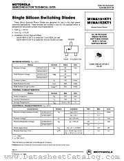 M1MA151KT2 datasheet pdf ON Semiconductor
