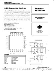 MC10E241FN datasheet pdf ON Semiconductor