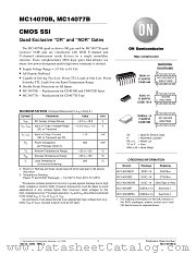 MC14077BF datasheet pdf ON Semiconductor