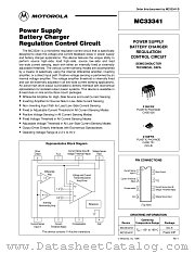 MC33341P datasheet pdf ON Semiconductor