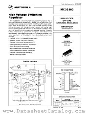 MC33363DW datasheet pdf ON Semiconductor