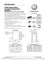 MC74HC164ADTEL datasheet pdf ON Semiconductor