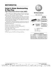 MC74HC574AH datasheet pdf ON Semiconductor