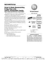 MC74HCT374AFL1 datasheet pdf ON Semiconductor