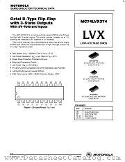 MC74LVX374DW datasheet pdf ON Semiconductor