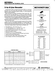 MC74VHCT138AML1 datasheet pdf ON Semiconductor