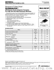 MJL16218 datasheet pdf ON Semiconductor