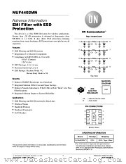 NUF4402MNT1 datasheet pdf ON Semiconductor