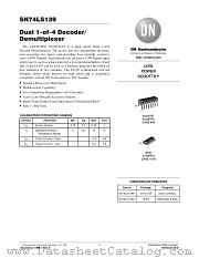 SN74LS139ML2 datasheet pdf ON Semiconductor
