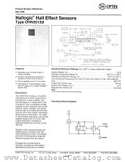 OHN3013U datasheet pdf Optek Technology