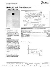 OHN3113U datasheet pdf Optek Technology